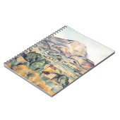 Saint-Victoire Barnes Mountain Paul Cezanne Notizblock (Linke Seite)