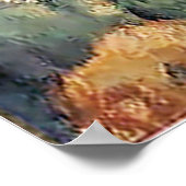 Saint-Victoire Barnes Mountain Paul Cezanne Poster (Ecke)