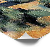 Saint-Victoire Barnes Mountain Paul Cezanne Poster (Ecke)