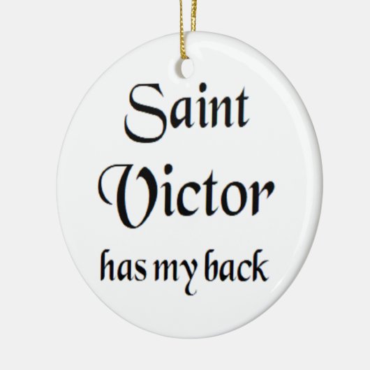 saint victor coffee mug keramik ornament (Links)