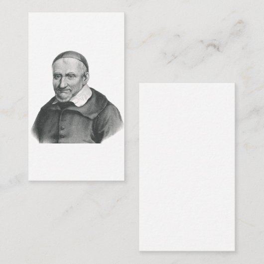 Saint Vincent de Paul Begleitkarte (Vorne/Hinten)