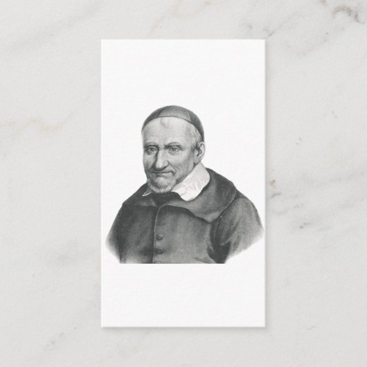 Saint Vincent de Paul Begleitkarte (Vorderseite)