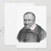 Saint Vincent de Paul Feiertagskarte (Vorne/Hinten)