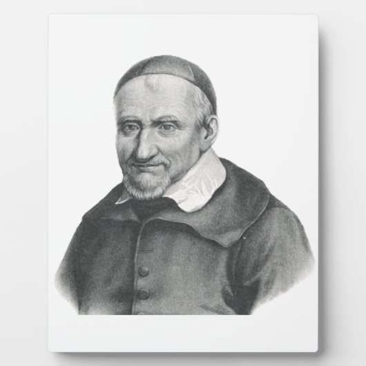 Saint Vincent de Paul Fotoplatte (Vorderseite)