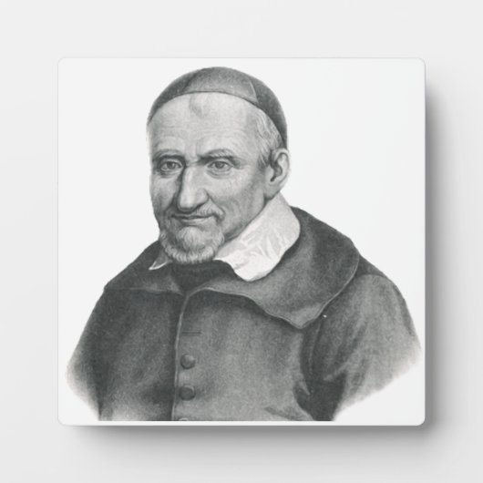 Saint Vincent de Paul Fotoplatte (Vorderseite)