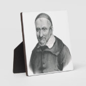 Saint Vincent de Paul Fotoplatte (Vorderseite)