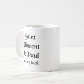 Saint vincent de paul kaffeetasse (Vorderseite Links)