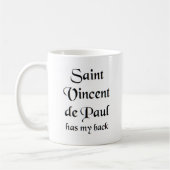 Saint vincent de paul kaffeetasse (Links)