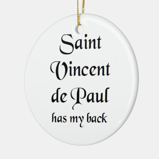 saint vincent de paul keramik ornament (Links)