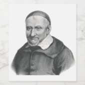 Saint Vincent de Paul Weinetikett (Einzelnes Label)