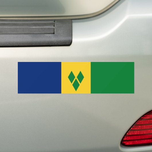 Saint Vincent Flag Autoaufkleber (Auf Auto)