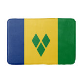 Saint Vincent Flag Badematte (Vorderseite)