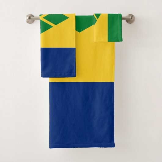 Saint Vincent Flag Badhandtuch Set (Insitu)