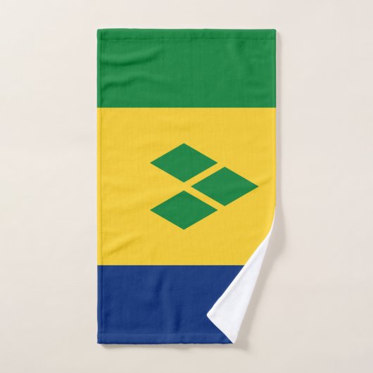 Saint Vincent Flag Badhandtuch Set (Handtuch)