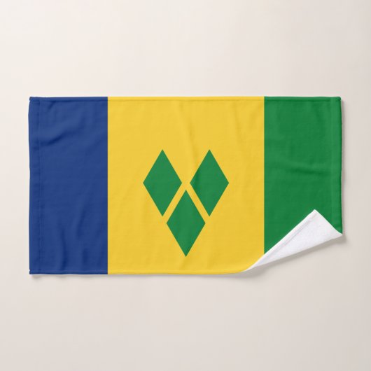 Saint Vincent Flag Badhandtuch Set (Handtuch)