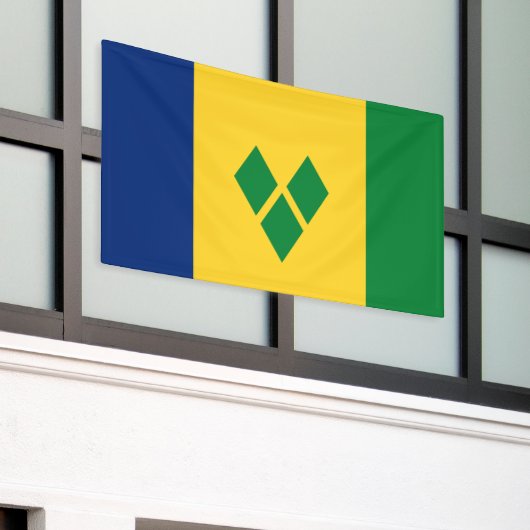 Saint Vincent Flag Banner (Äußeres Gebäude)