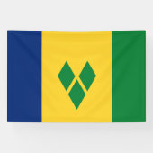 Saint Vincent Flag Banner (Horizontal)