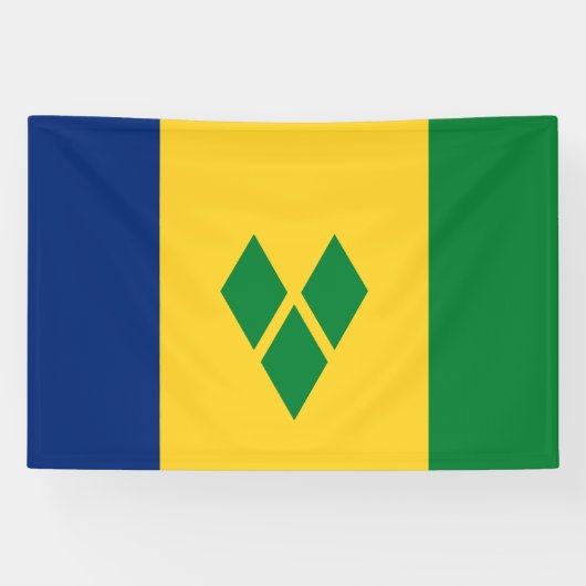 Saint Vincent Flag Banner (Horizontal)