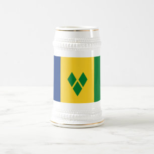 Saint Vincent Flag Bierglas