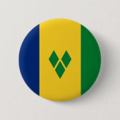 Saint Vincent Flag Button (Vorderseite)