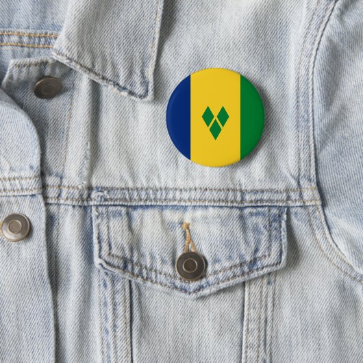 Saint Vincent Flag Button (Beispiel)