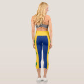 Saint Vincent Flag Capri Leggings (Rückseite)