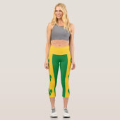 Saint Vincent Flag Capri Leggings (Vorderseite)