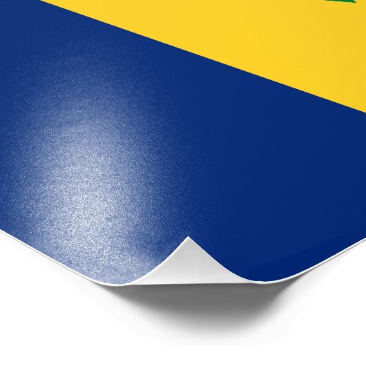 Saint Vincent Flag Fotodruck (Ecke)