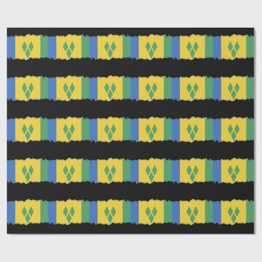 Saint Vincent Flag Geschenkpapier (Flach)
