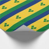 Saint Vincent Flag Geschenkpapier (Ecke)
