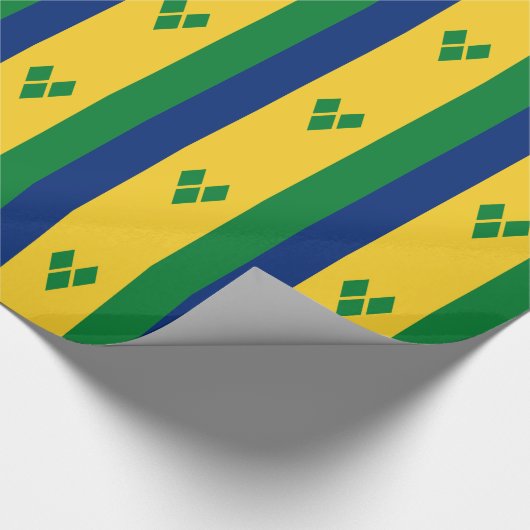 Saint Vincent Flag Geschenkpapier (Ecke)