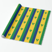 Saint Vincent Flag Geschenkpapier (Ungerollt)