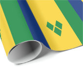 Saint Vincent Flag Geschenkpapier (Rolleneckpunkt)