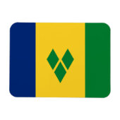 Saint Vincent Flag Magnet (Horizontal)