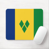 Saint Vincent Flag Mousepad (Mit Mouse)