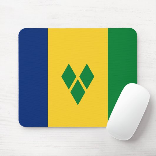 Saint Vincent Flag Mousepad (Mit Mouse)