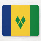 Saint Vincent Flag Mousepad (Vorne)