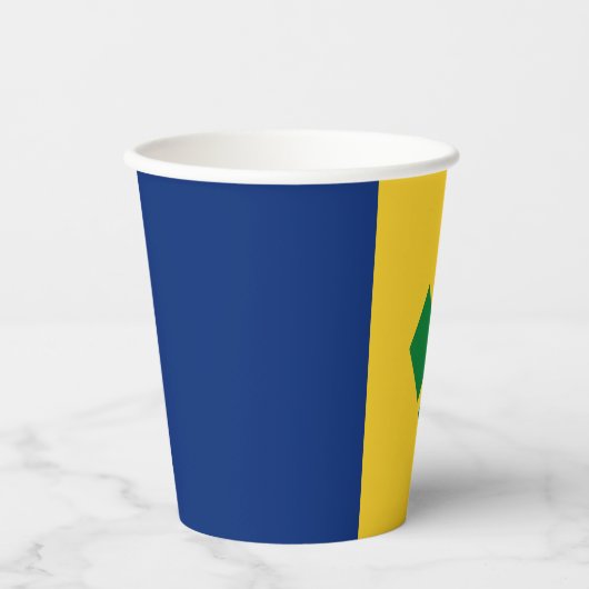 Saint Vincent Flag Pappbecher (Vorderseite)