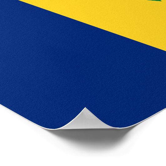Saint Vincent Flag Poster (Ecke)