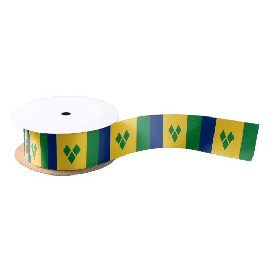 Saint Vincent Flag Satinband (Spule)