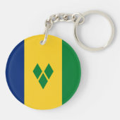 Saint Vincent Flag Schlüsselanhänger (Rückseite)
