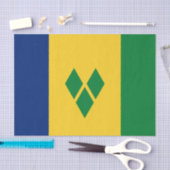 Saint Vincent Flag Seidenpapier (Handwerk)