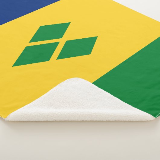 Saint Vincent Flag Sherpadecke (3/4)