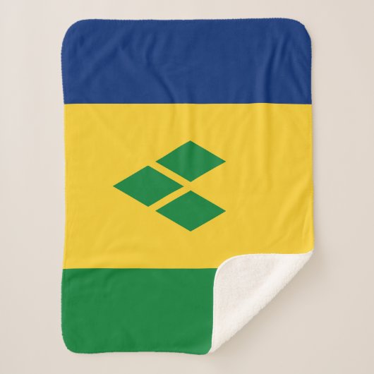 Saint Vincent Flag Sherpadecke (Vorderseite)