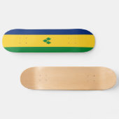 Saint Vincent Flag Skateboard (Horizontal)