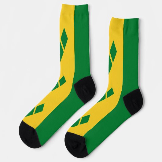 Saint Vincent Flag Socken (Linkes Detail)