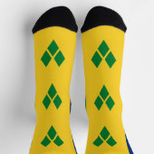 Saint Vincent Flag Socken (Oben)