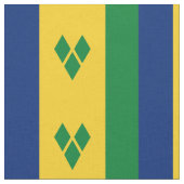 Saint Vincent Flag Stoff (Nahaufnahme)