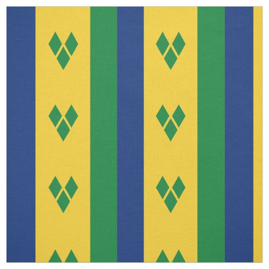 Saint Vincent Flag Stoff (Muster)