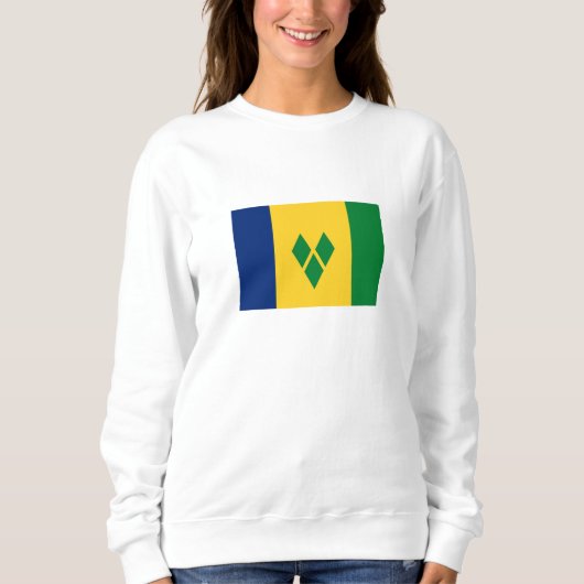 Saint Vincent Flag Sweatshirt (Vorderseite)